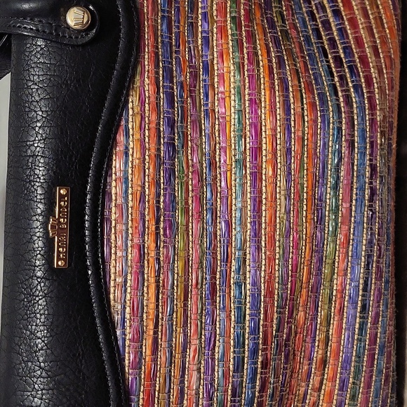 Henri Bendel leather & weaver large bag - Picture 3 of 12